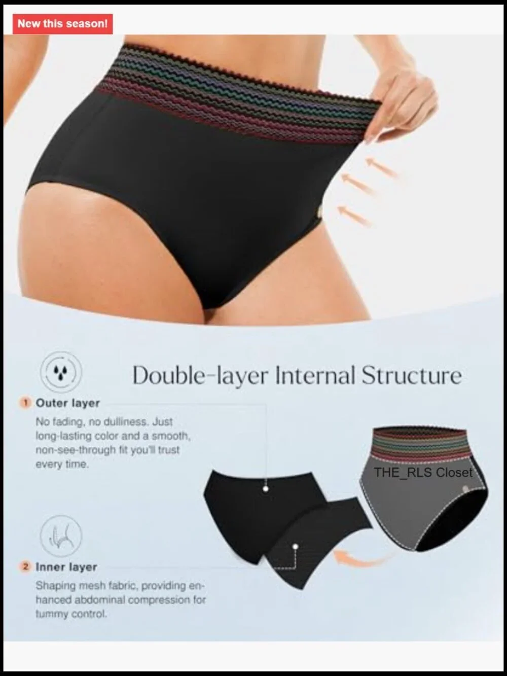 Tummy Control High Waisted Bikini Set Shapewear 4 Way Convertible